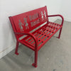 Paris Furnishings Red Buddy Bench