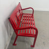 Paris Furnishings Red Buddy Bench