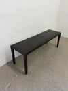 Crate & Barrel Leather Bench