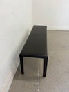 Crate & Barrel Leather Bench