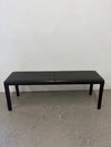 Crate & Barrel Leather Bench