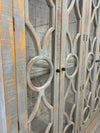 Distressed Wood Cabinet