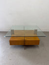 Matchbox Mahogany Base with Glass Top