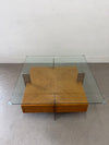 Matchbox Mahogany Base with Glass Top