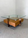 Matchbox Mahogany Base with Glass Top