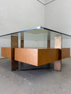 Matchbox Mahogany Base with Glass Top