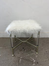 Faux Fur Stool