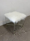 Faux Fur Stool