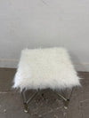 Faux Fur Stool