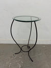 Metal & Glass Accent Table