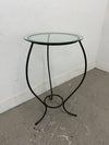 Metal & Glass Accent Table