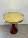 Maple & Brass Accent Table