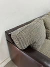 Vanguard Leather and Tweed Sectional
