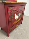 Painted Cabinet & Mirror