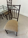 Metal & Glass Dining Set