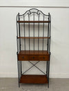Metal & Wood Bakers Rack