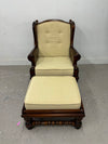 Ethan Allen Chair & Ottoman