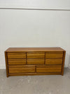 Oak Dresser & Mirror