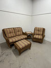 4 Piece Wicker Indoor or Outdoor Set