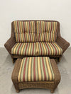 4 Piece Wicker Indoor or Outdoor Set