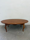 Oval Oak Coffee Table