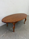 Oval Oak Coffee Table