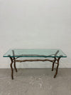 Metal & Glass Sofa Table