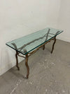 Metal & Glass Sofa Table