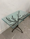 Metal & Glass Side Table