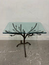 Metal & Glass Side Table