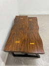 Wavy Edge 2 Tiered Coffee Table