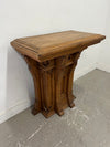 Art & Crafts Style Pedestal Table