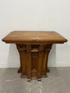 Art & Crafts Style Pedestal Table