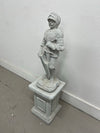 Knight Statue on Pedestal