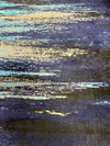 Metropolis Collection Poly Abstract Rug