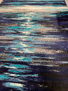 Metropolis Collection Poly Abstract Rug