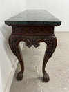 Ornate Marble Top Console Table