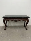 Ornate Marble Top Console Table
