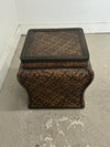 Wicker End Table with Storage