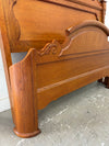 Victorian Oak Queen Bed