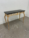 Antiques Base with Faux Marble Top Sofa Table