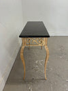 Antiques Base with Faux Marble Top Sofa Table