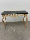 Antiques Base with Faux Marble Top Sofa Table