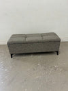 Faux Leather Storage Bench