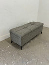 Faux Leather Storage Bench
