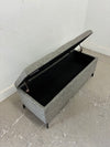 Faux Leather Storage Bench