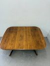 Red Oak Dining Table with 2 Leaves