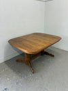 Red Oak Dining Table with 2 Leaves