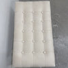 Faux Leather Tufted Bench