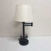 Metal Base with Swing Arm Lamp